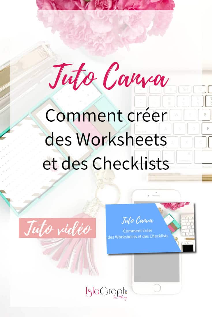Tuto Canva : Créer des Worksheet et des checklists simplement.